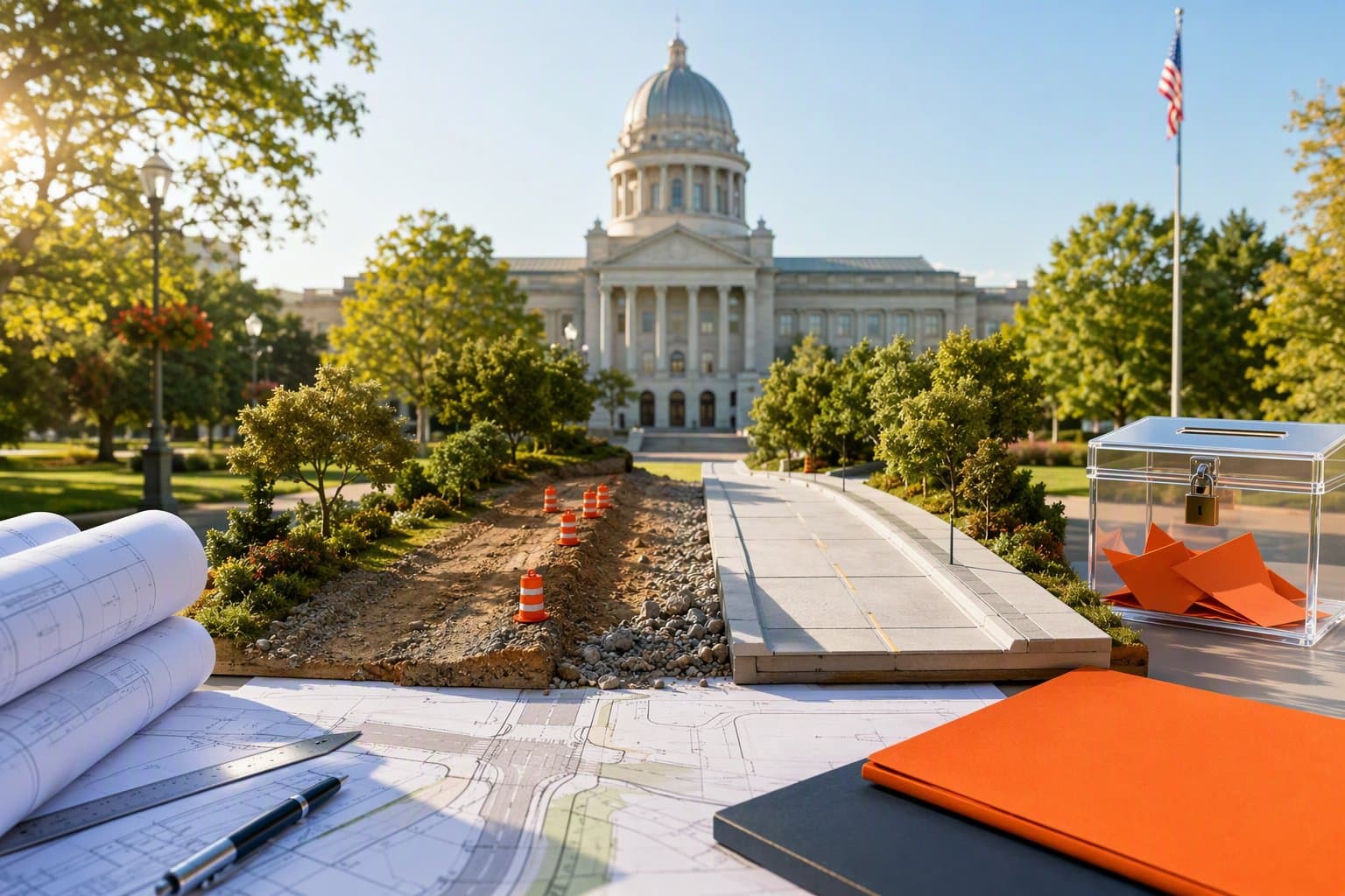 Civic Road Choice - illustration, Jake Team LLC