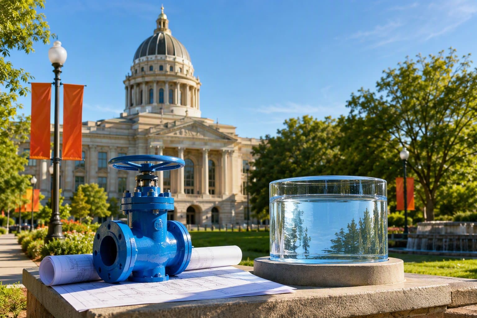Civic Water Planning - illustration, Jake Team LLC