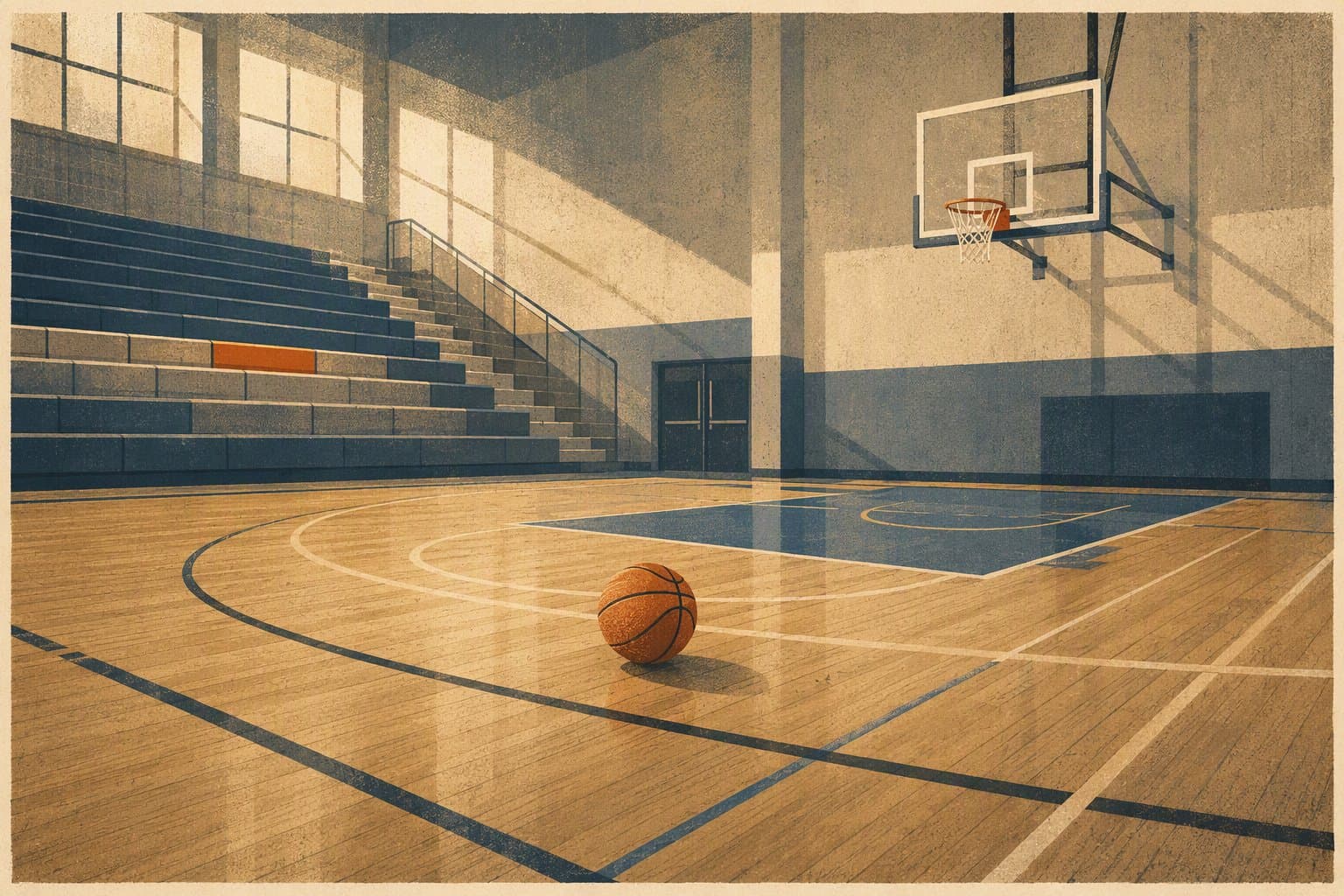 Basketball Momentum - illustration, Jake Team LLC