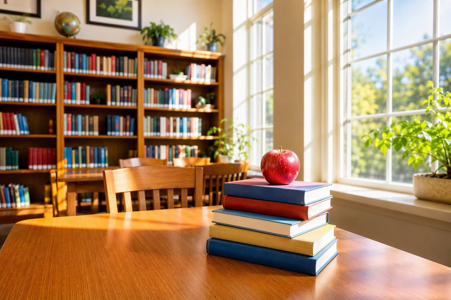Celina school library - illustration, Jake Team LLC