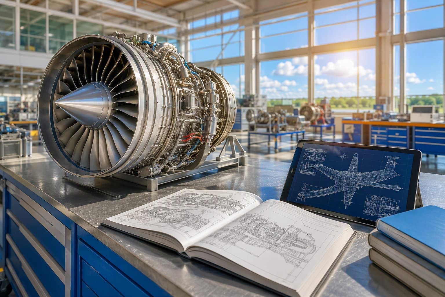 Aerospace workforce training - illustration, Jake Team LLC