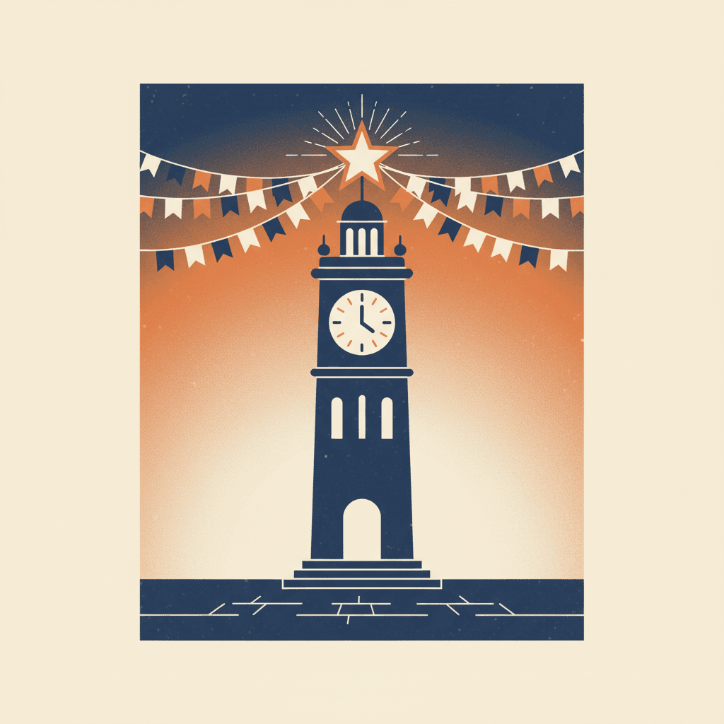 Town anniversary - illustration, Jake Team LLC