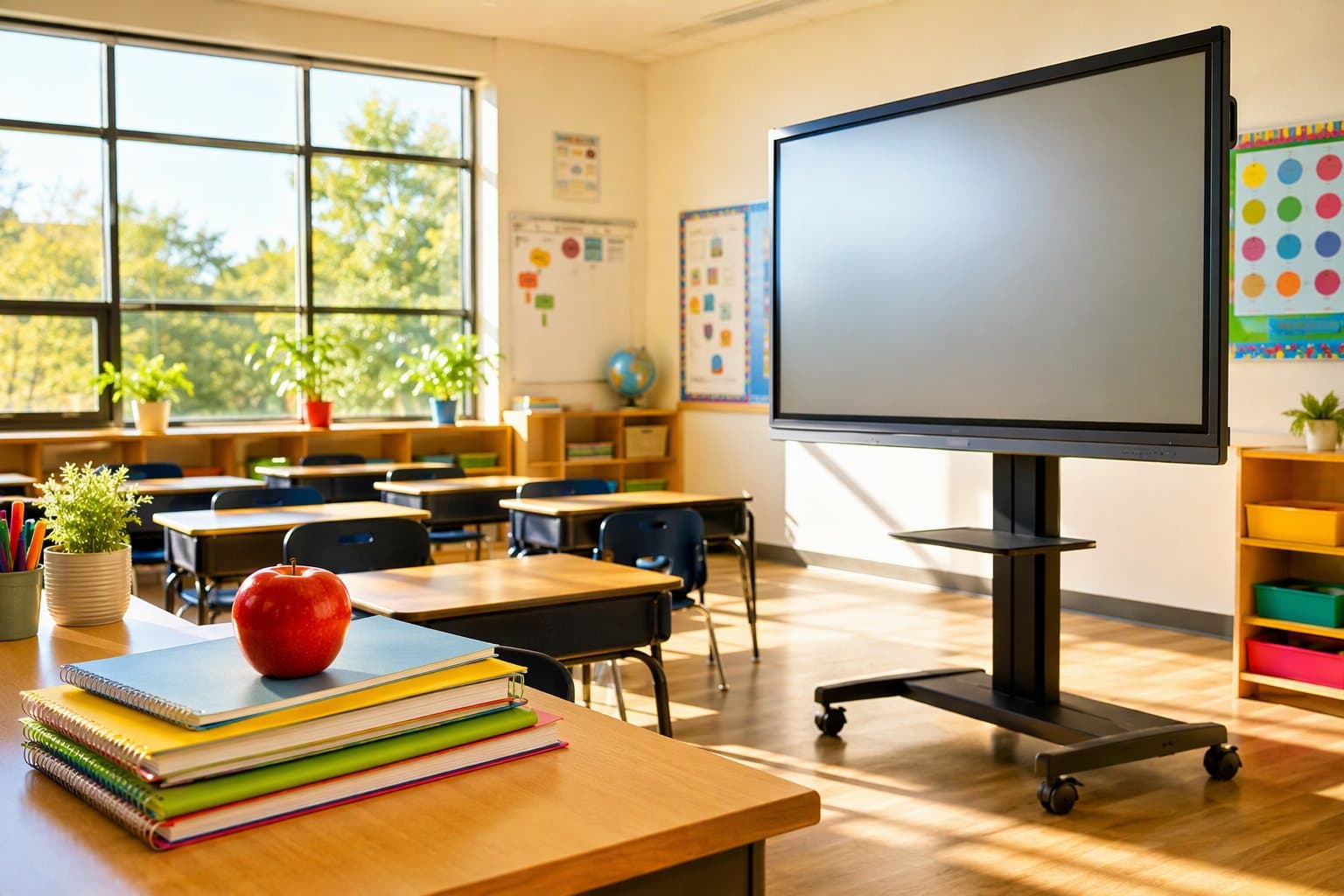 bright classroom technology - illustration, Jake Team LLC