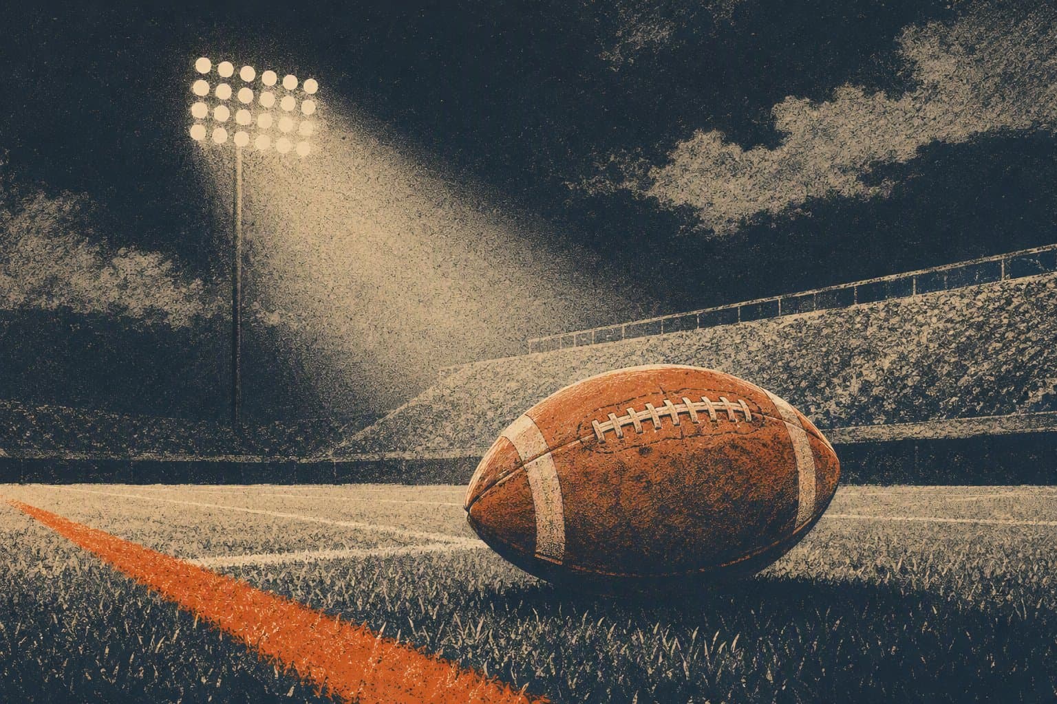 Preseason football tension - illustration, Jake Team LLC