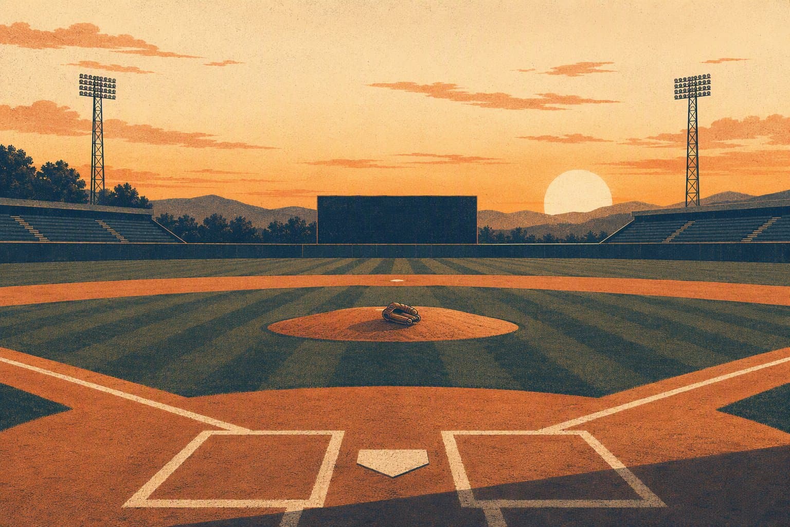 Baseball Shutout - illustration, Jake Team LLC