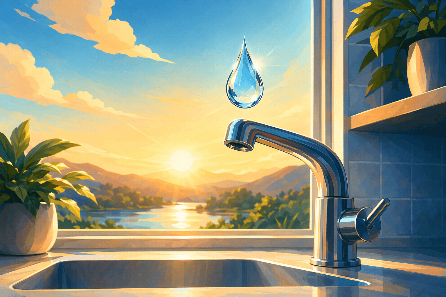Water safety restored - illustration, Jake Team LLC
