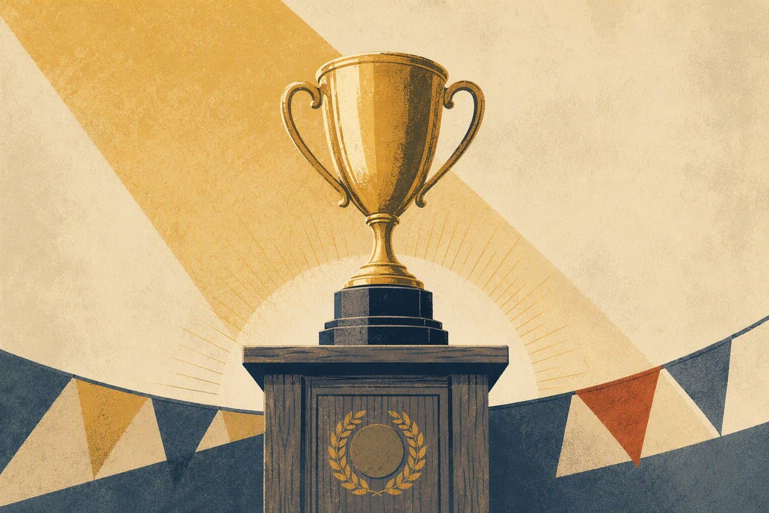 victory celebration - illustration, Jake Team LLC