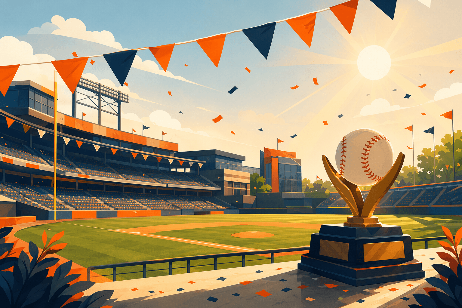 Baseball Victory - illustration, Jake Team LLC