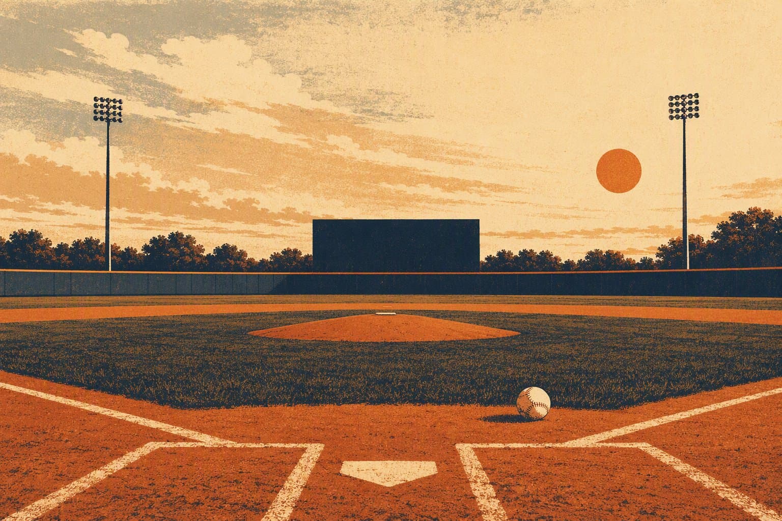 Baseball Momentum - illustration, Jake Team LLC
