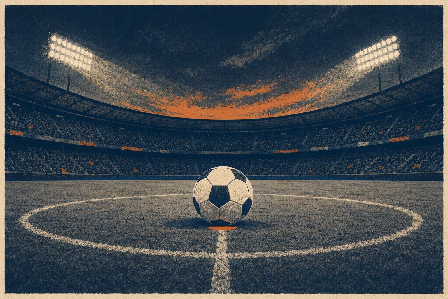 soccer match tension - illustration, Jake Team LLC