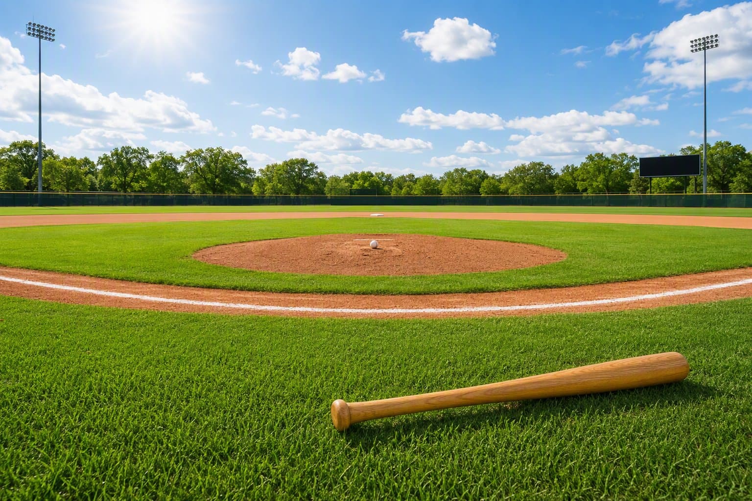 Baseball Field - illustration, Jake Team LLC