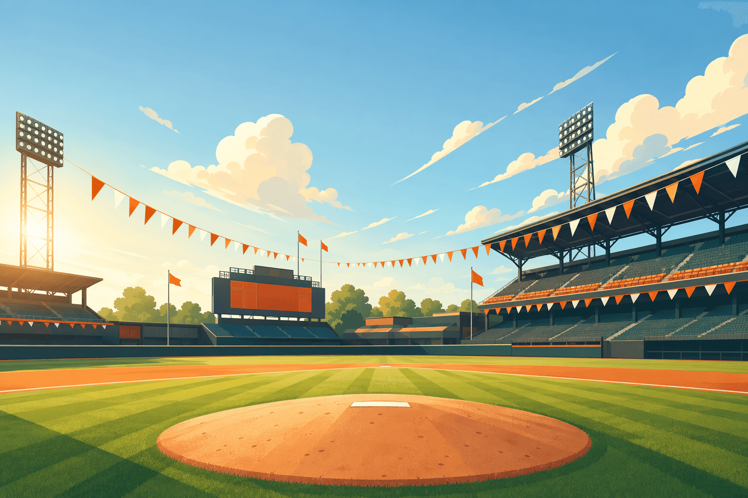 Baseball Victory - illustration, Jake Team LLC