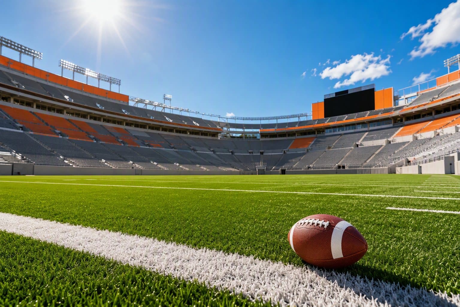 Sunlit Stadium Victory - illustration, Jake Team LLC