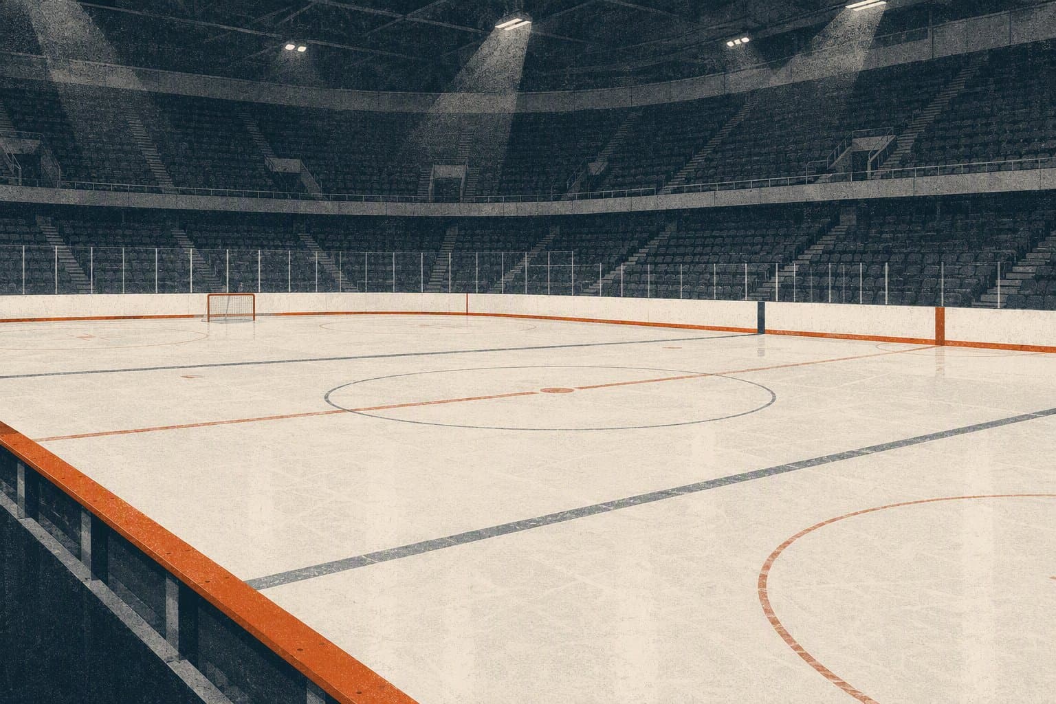 Empty ice rink - illustration, Jake Team LLC