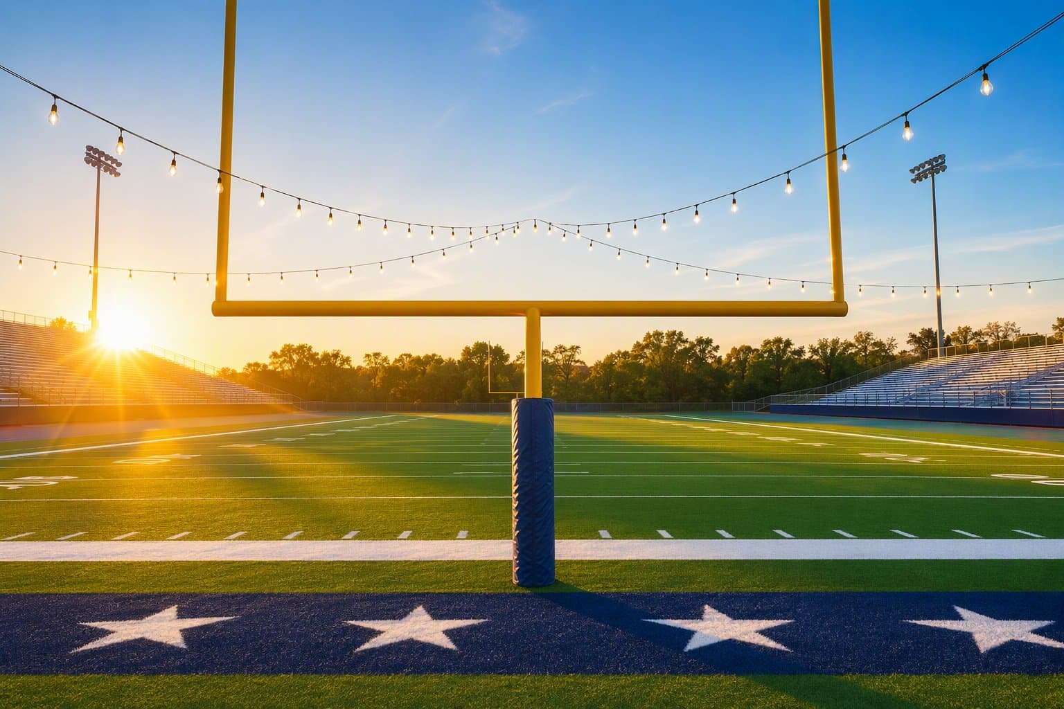 Friday night lights - illustration, Jake Team LLC