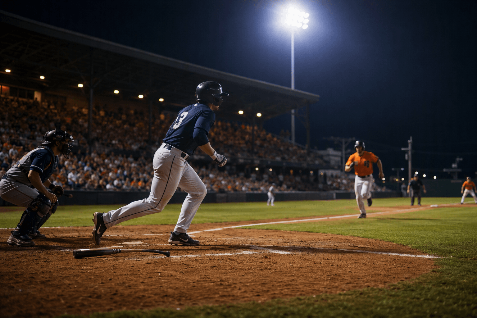 Late-Inning Baseball - illustration, Jake Team LLC