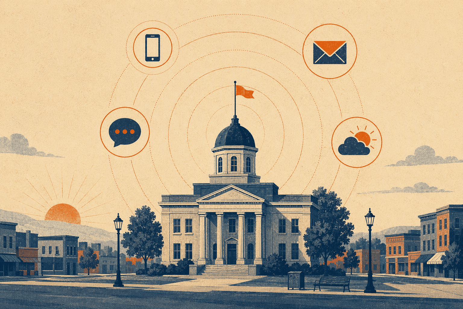 Civic Alert Signup - illustration, Jake Team LLC