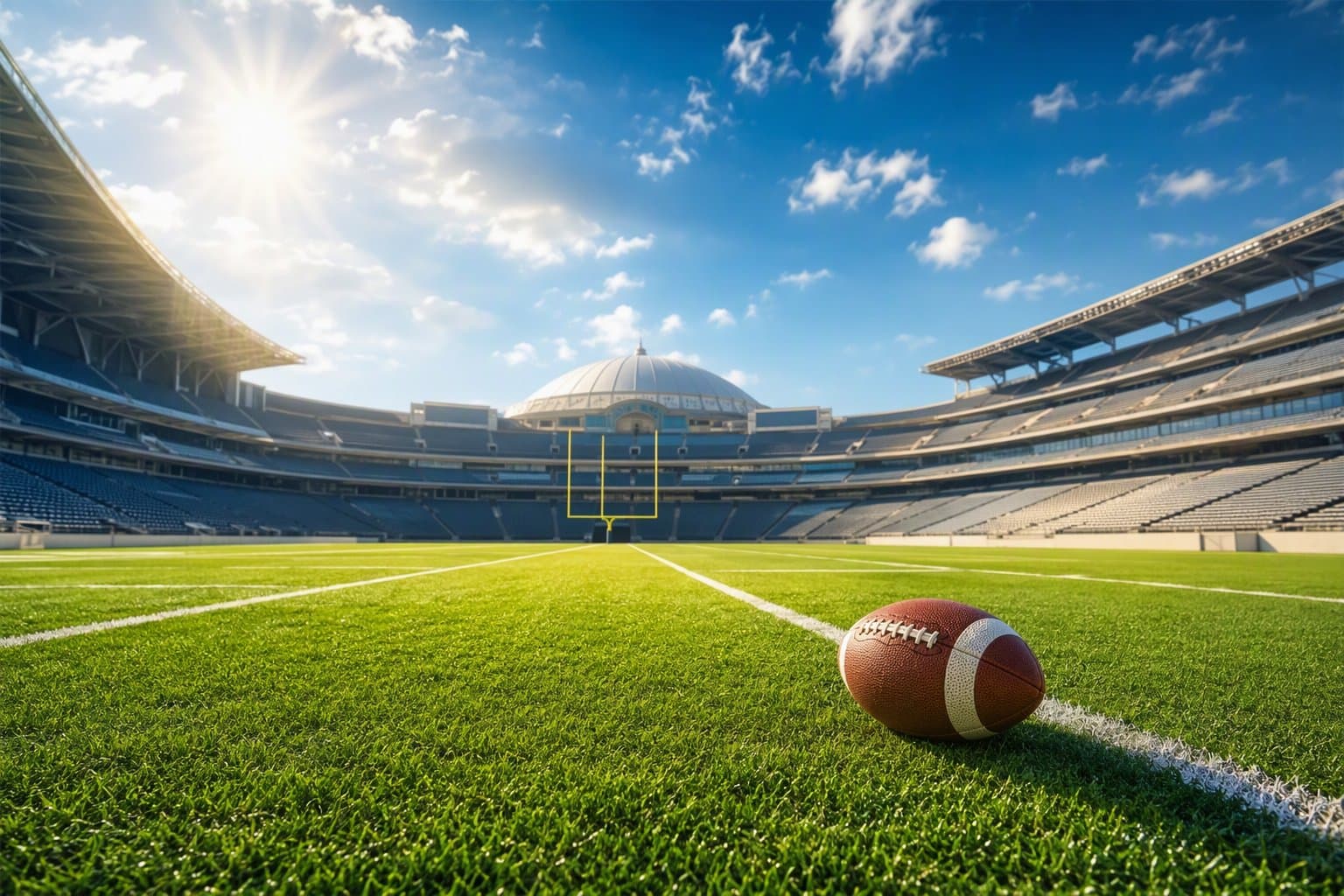 Sunlit Stadium Victory - illustration, Jake Team LLC