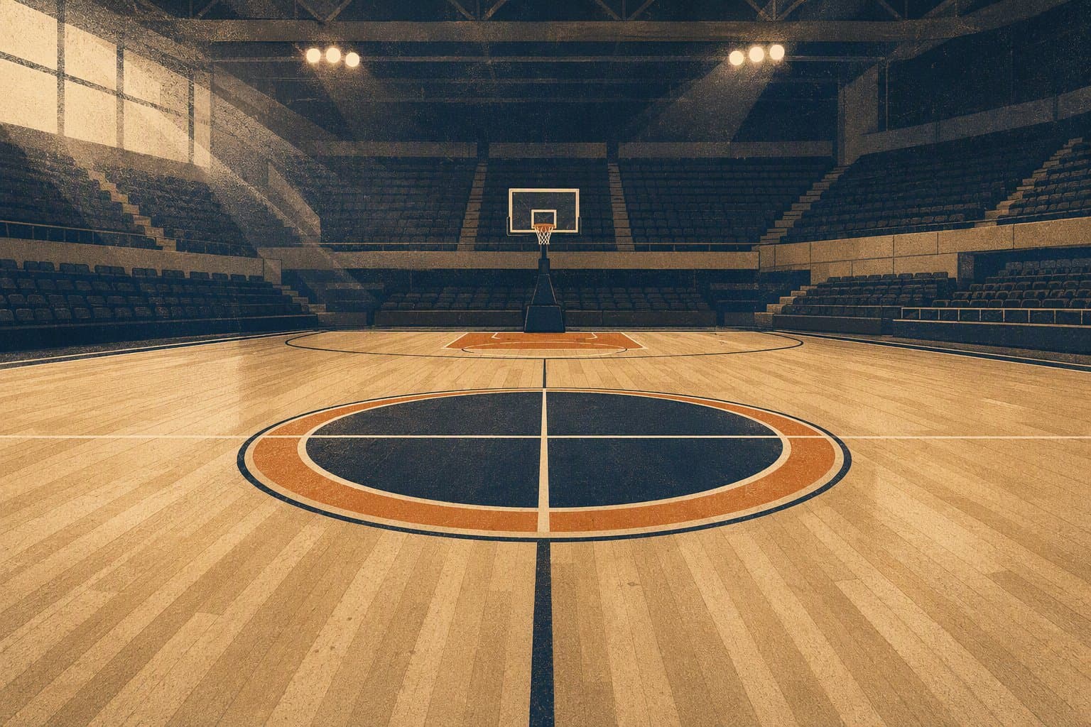 basketball court - illustration, Jake Team LLC