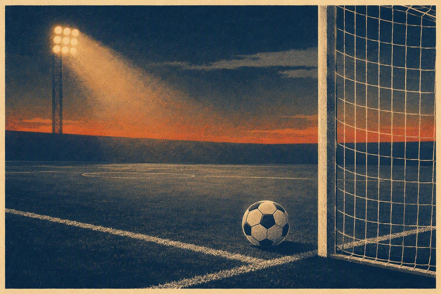 late goal drama - illustration, Jake Team LLC