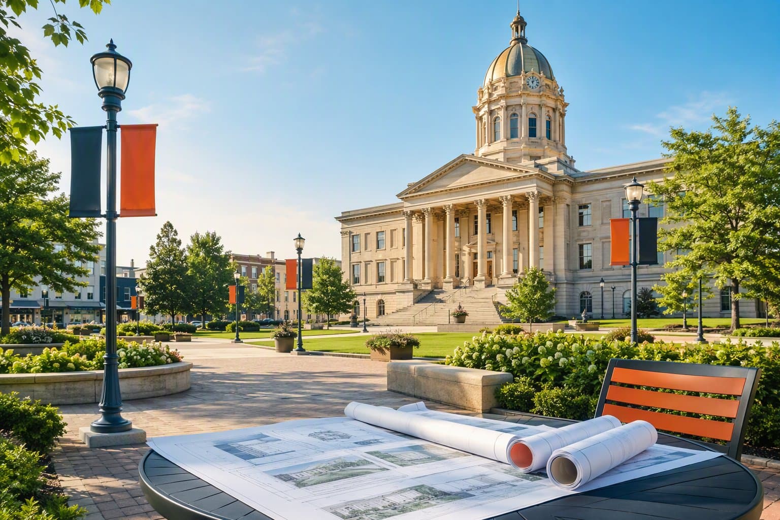 Civic Square Planning - illustration, Jake Team LLC
