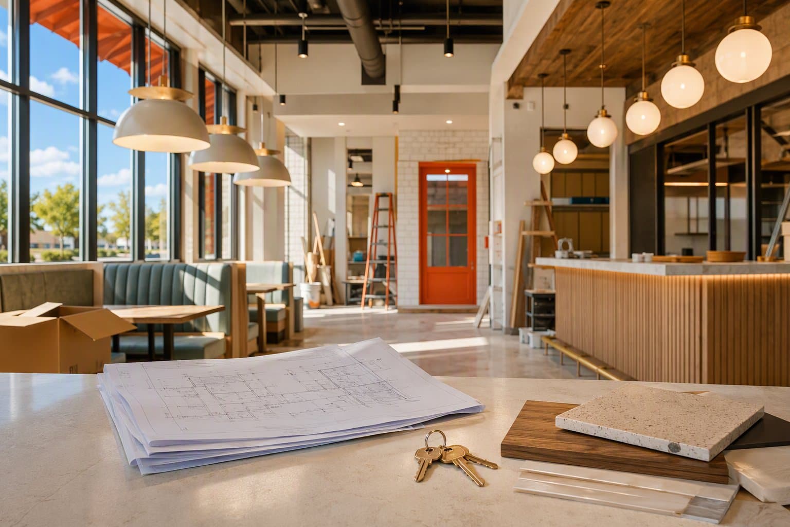 Restaurant Build-Out - illustration, Jake Team LLC