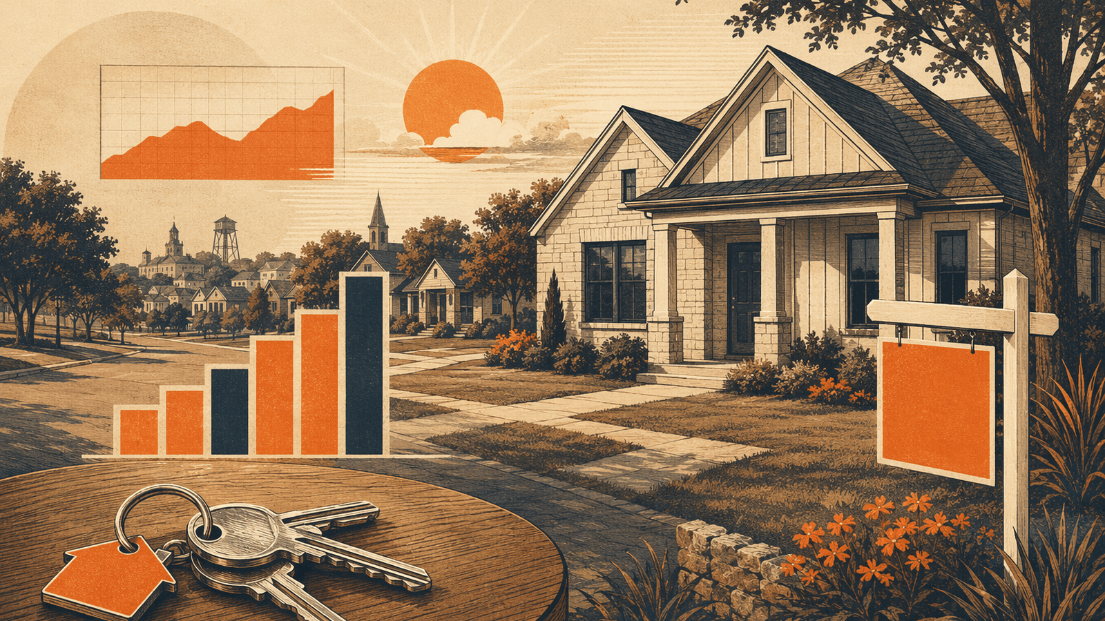Celina housing market. Illustration: Jake Team LLC