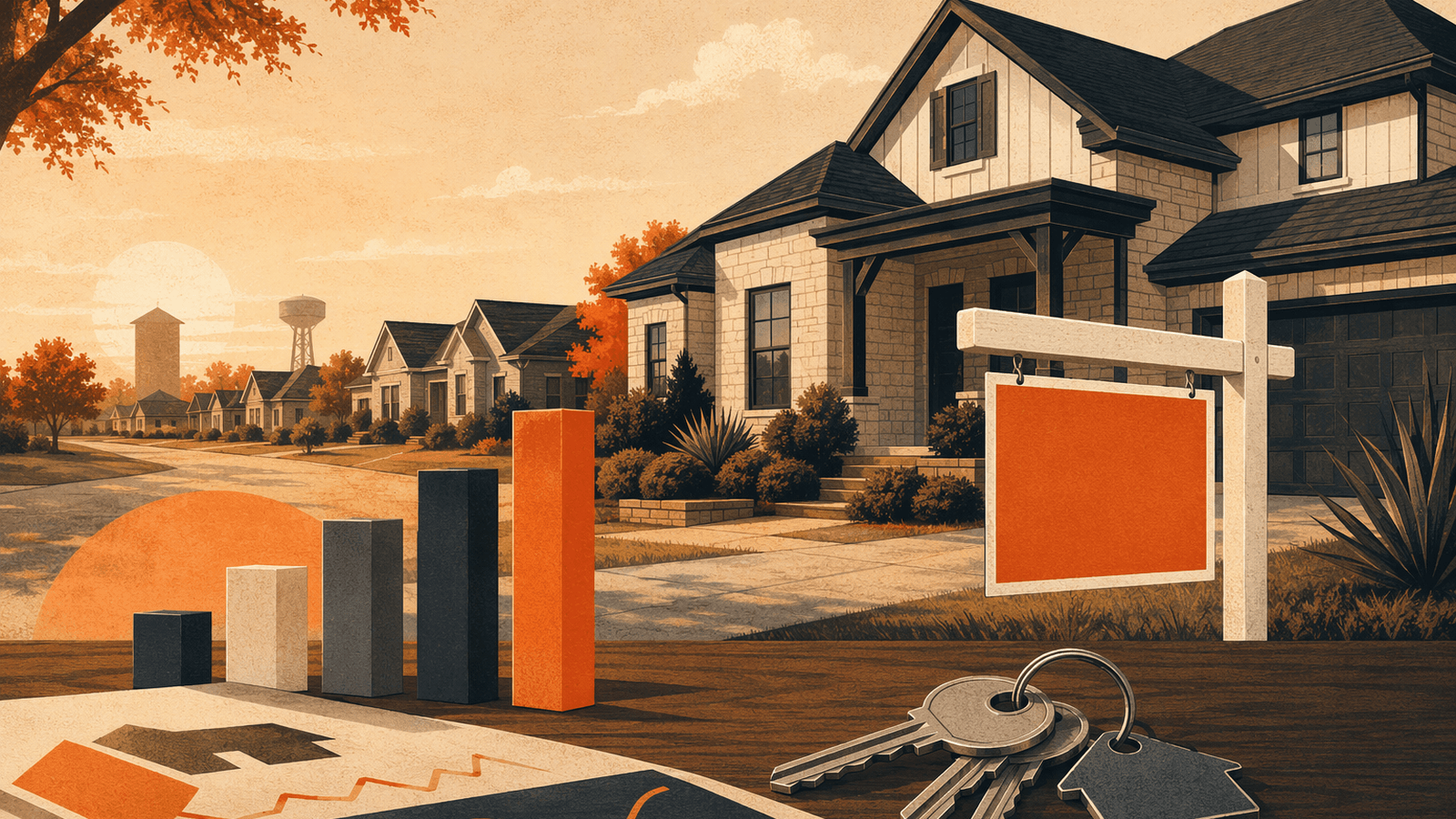 Celina housing market. Illustration: Jake Team LLC