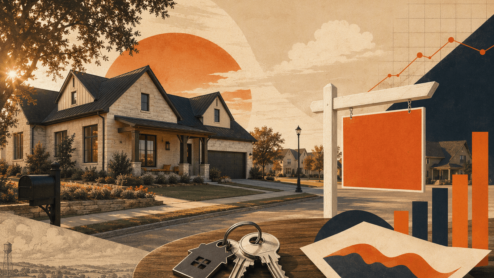 Celina housing market. Illustration: Jake Team LLC