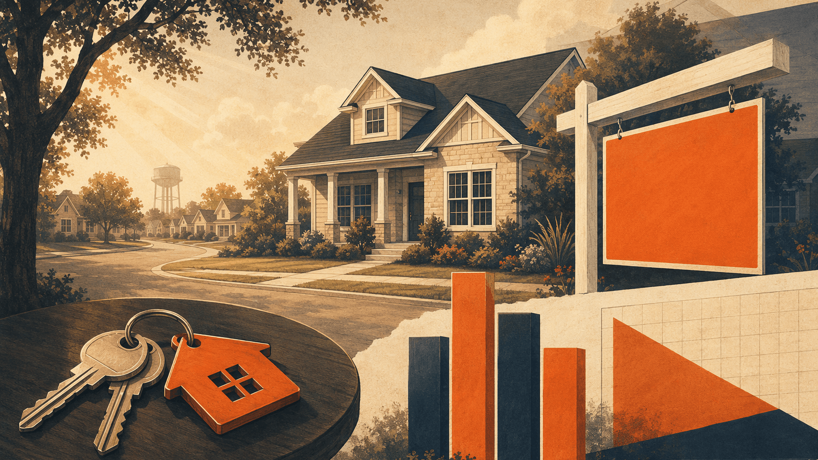 Celina housing market. Illustration: Jake Team LLC