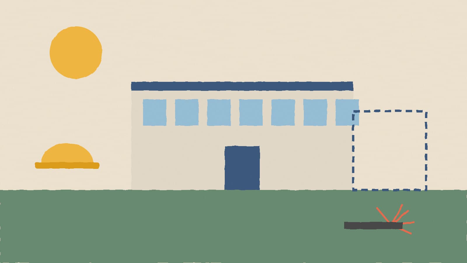 College workforce building plans - illustration, Jake Team LLC