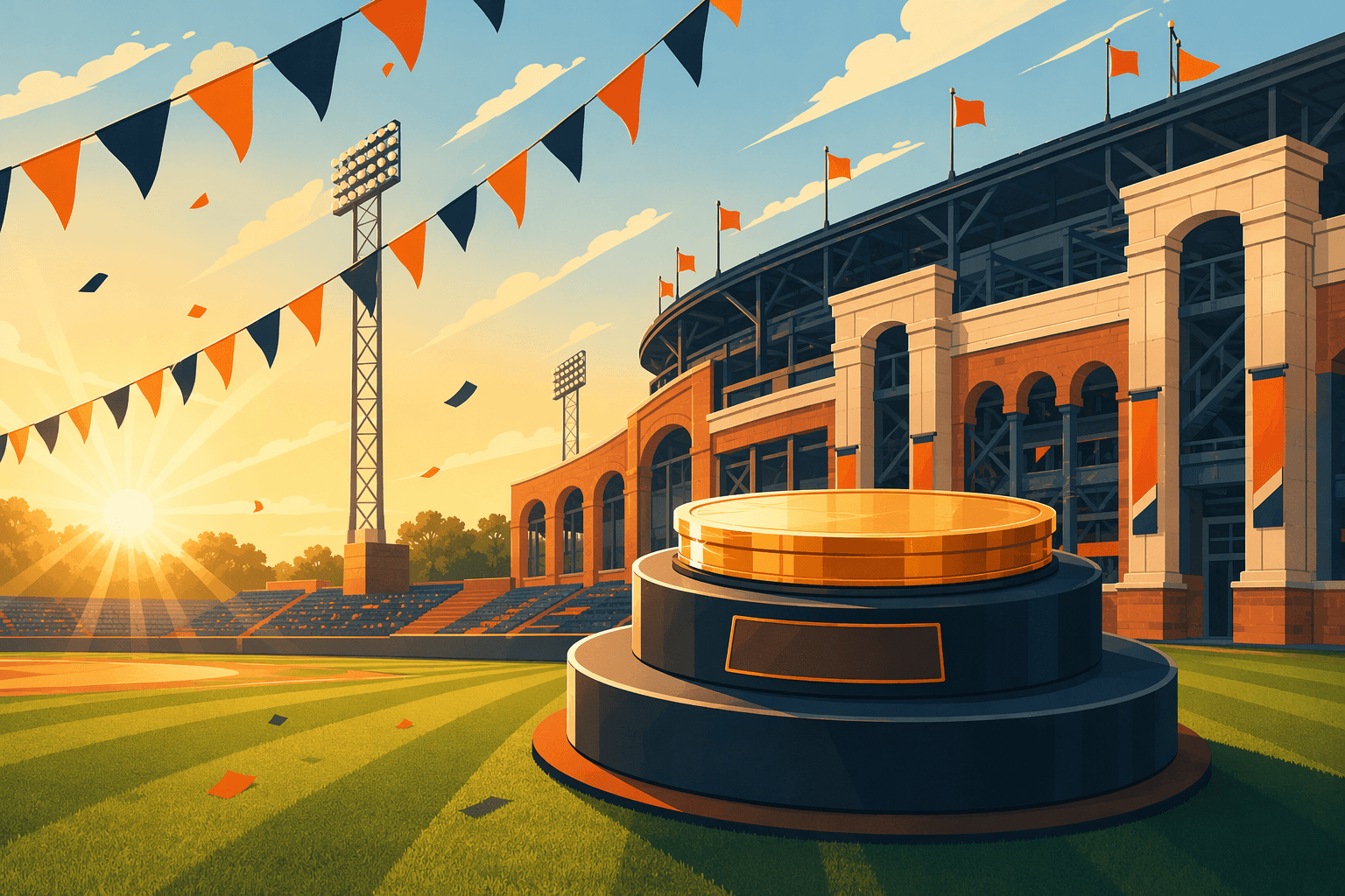 Baseball Victory - illustration, Jake Team LLC