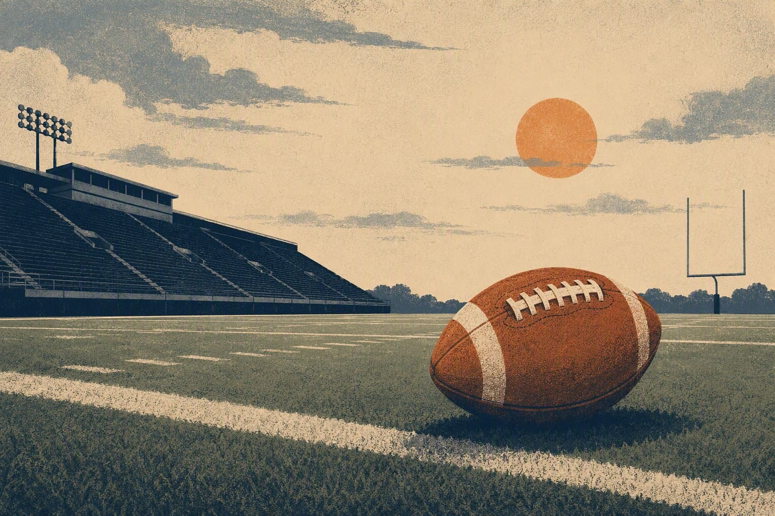 Preseason Football Victory - illustration, Jake Team LLC