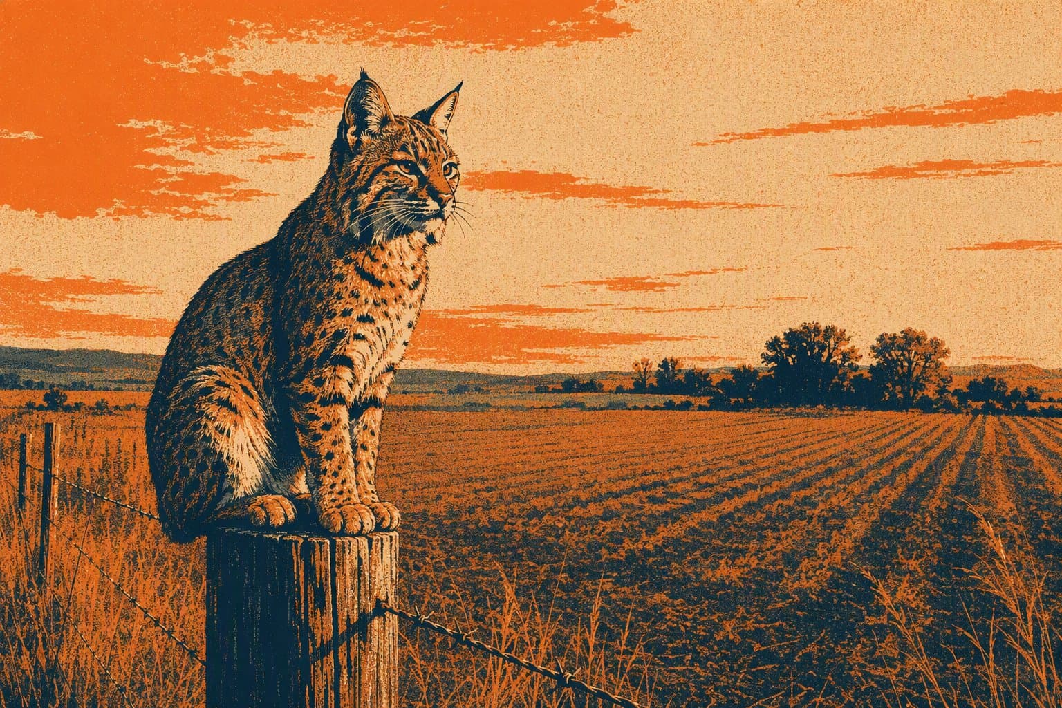 Bobcat - generic mascot-animal illustration, not a school logo. Jake Team LLC